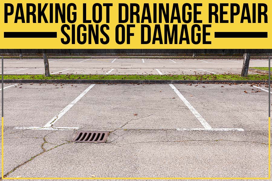 Read more about the article Parking Lot Drainage Repair – Signs Of Damage