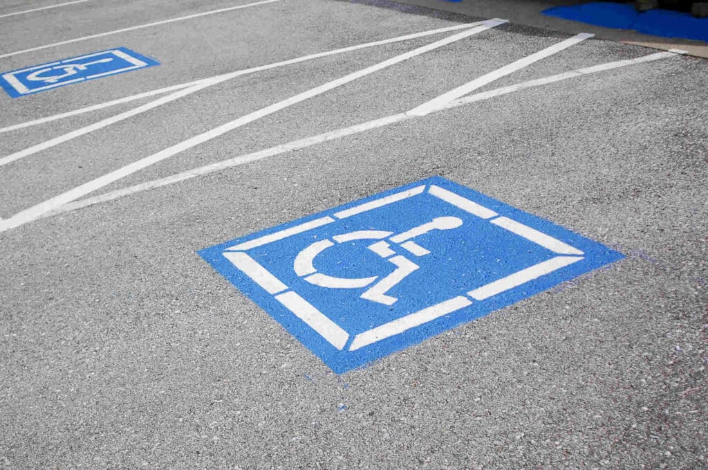 Handicap Parking Marking
