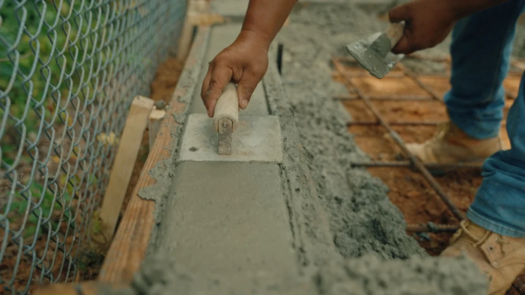 concrete and curbing