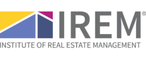 IREM logo representing Institute of Real Estate Management affiliation