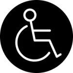 ADA compliant paving icon for accessible pathways and parking solutions