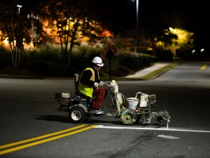 pavement markings